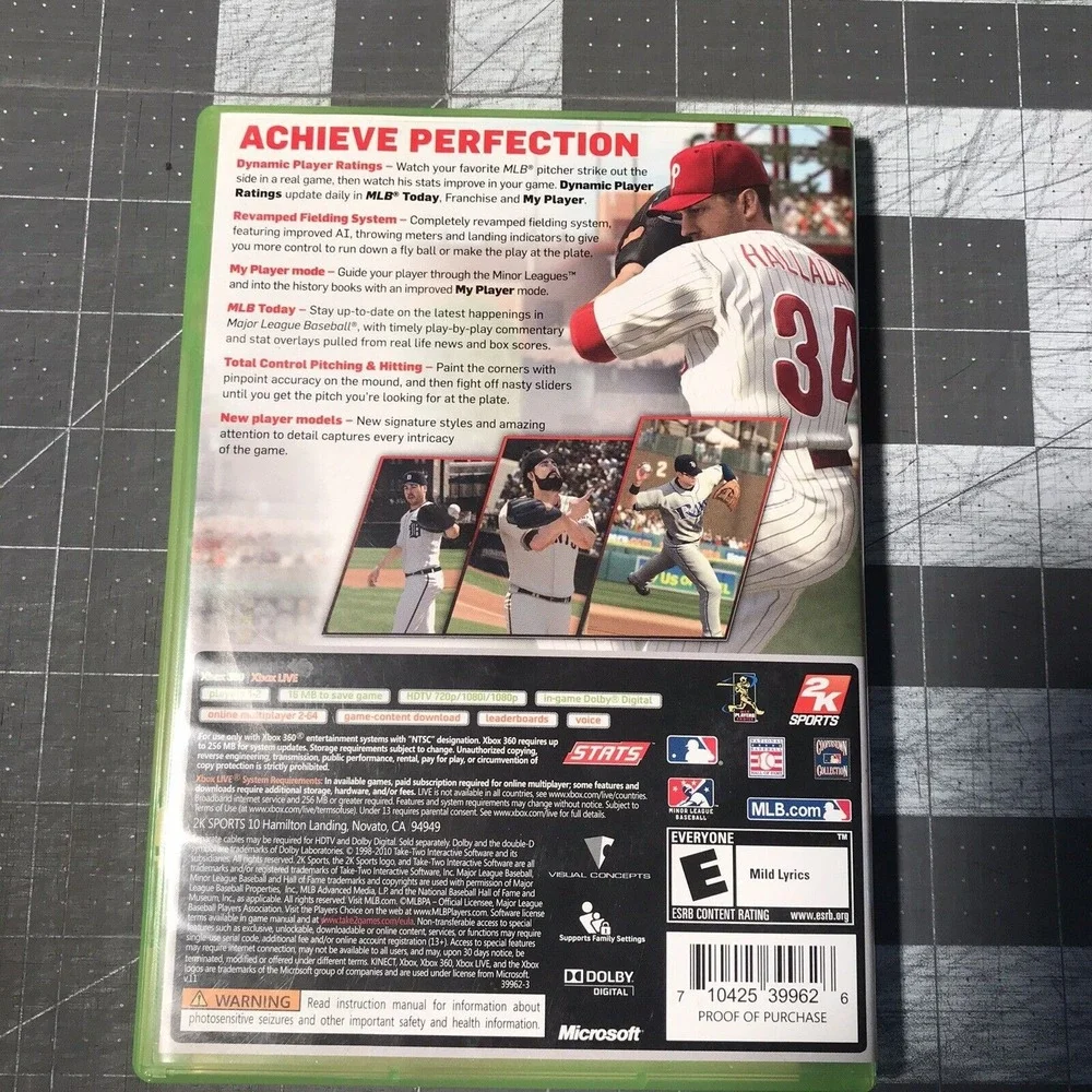Xbox 360 Battlefield Baseball 2K6 2K11 COD4 Batman Games